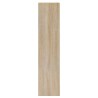 Armoire à chaussures Chêne sonoma 63x24x103cm Bois d'ingénierie 