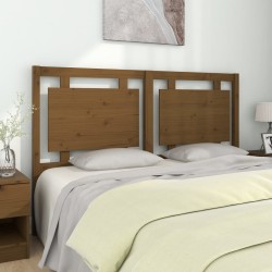 Tête de lit Marron miel 155,5x4x100 cm Bois massif de pin 