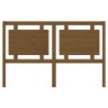 Tête de lit Marron miel 155,5x4x100 cm Bois massif de pin 