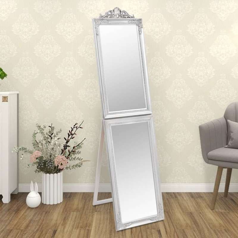 Miroir sur pied Argenté 40x160 cm 