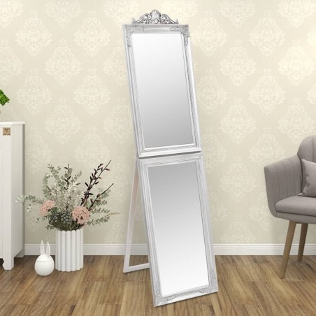 Miroir sur pied Argenté 40x160 cm 