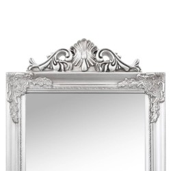 Miroir sur pied Argenté 40x160 cm 