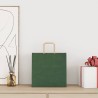 Sacs en papier 250 pcs avec poignées vert 26x17x25 cm 