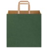 Sacs en papier 250 pcs avec poignées vert 26x17x25 cm 