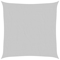 Voile d'ombrage gris clair 5x5 m 100% polyester oxford 