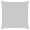 Voile d'ombrage gris clair 5x5 m 100% polyester oxford 