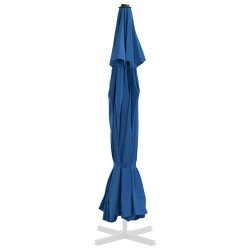 Tissu de remplacement pour parasol d'extérieur Bleu azuré 500cm 