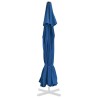 Tissu de remplacement pour parasol d'extérieur Bleu azuré 500cm 