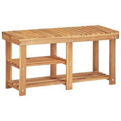 Range-chaussures 90x32x46 cm Bois d'acacia massif 