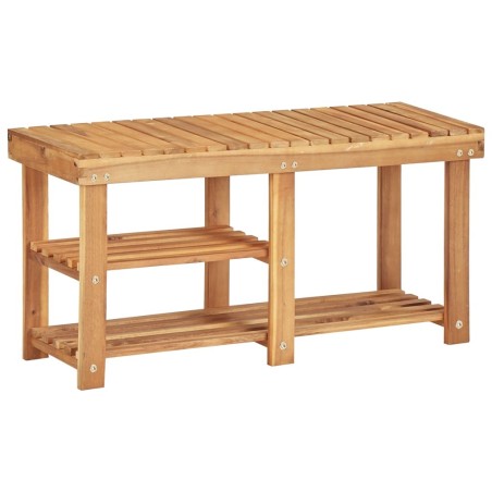 Range-chaussures 90x32x46 cm Bois d'acacia massif 