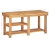 Range-chaussures 90x32x46 cm Bois d'acacia massif 