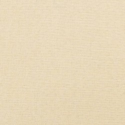 Repose-pied Crème 45x29,5x35 cm Tissu et similicuir 