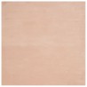 Tapis HUARTE à poils courts doux lavable rouge clair 120x120 cm 