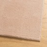 Tapis HUARTE à poils courts doux lavable rouge clair 120x120 cm 