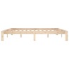 Cadre de lit sans matelas bois massif de pin 200x200 cm 
