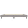 Cadre de lit sans matelas sonoma gris 120x190 cm 