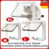 Porte de sécurité pour animaux de compagnie avec serrure de sécurité à