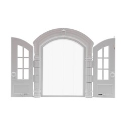 Rabat de porte pour chat, taille réglable, résistant aux intempéries, 