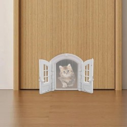 Rabat de porte pour chat, taille réglable, résistant aux intempéries, 