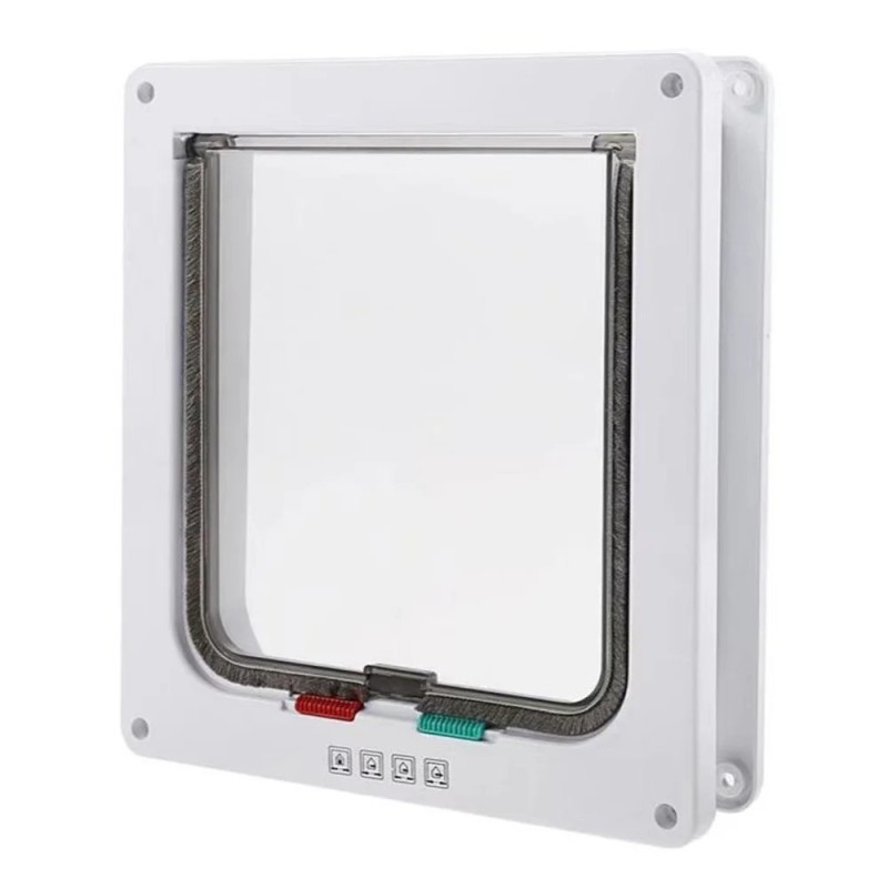 Chatière de Porte pour Chat ABS Magnétique Sécurité Renforcée Intérieu Chatière de Porte pour Chat ABS Magnétique Sécurité Renforcée Intérieu