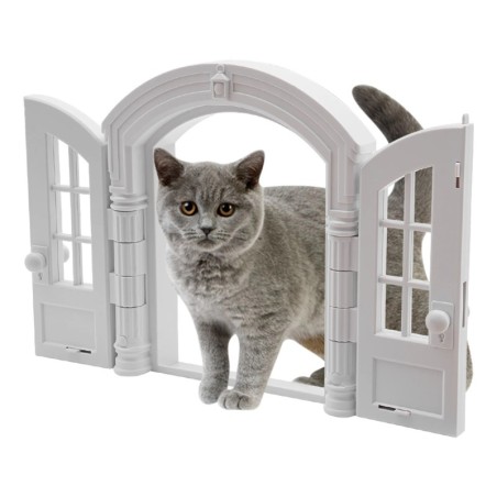 Porte pour chat pour porte extérieure, rabat pour chat, rabat de porte