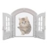 Porte pour chat pour porte extérieure, rabat pour chat, rabat de porte