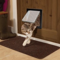 Porte pour chat pour chats, grandes dimensions intérieures du patte po