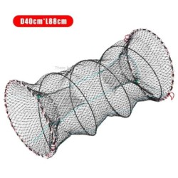 Filet de pêche automatique renforcé 40x88cm, Cage à crevettes, piège à