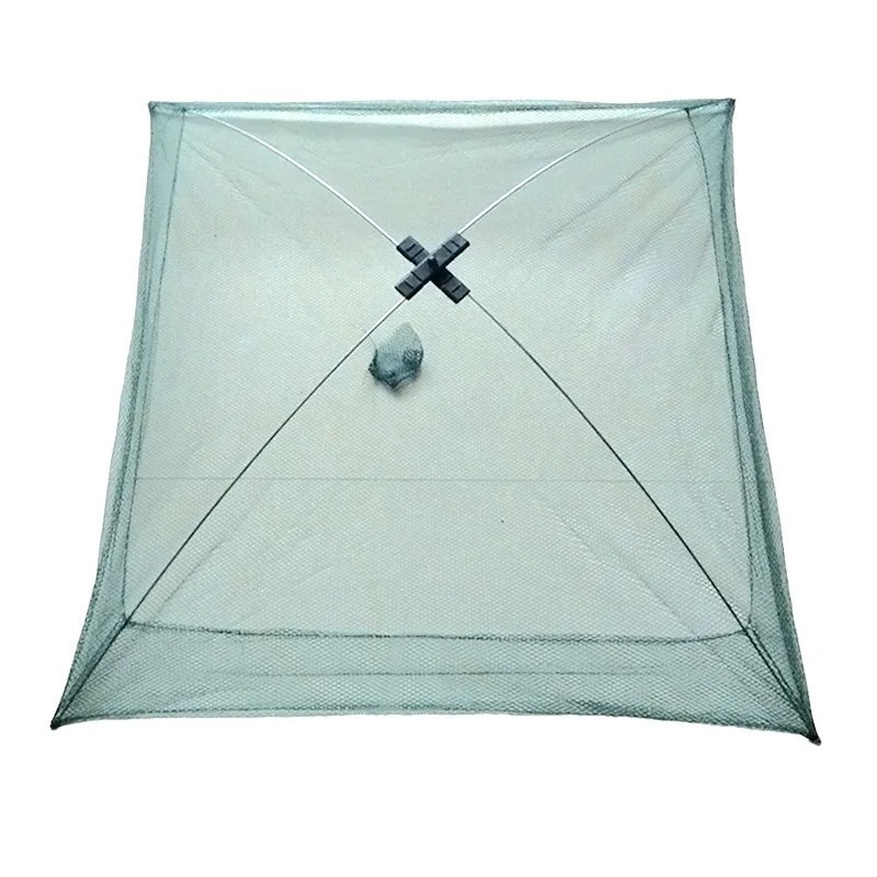 Parapluie piège à crabe appât coulée appât Dip filet de pêche pratique Parapluie piège à crabe appât coulée appât Dip filet de pêche pratique