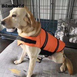 Gilet de sauvetage d'été réfléchissant réglable pour grands chiens, ma