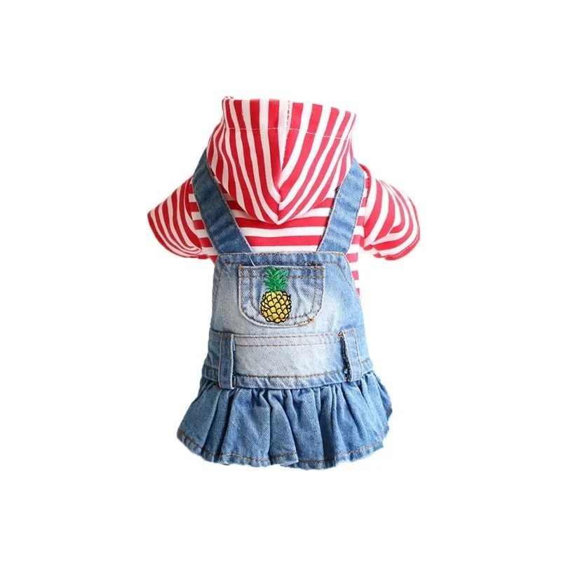 XS-2XL Denim chien vêtements Cowboy chien manteau chiot vêtements pour XS-2XL Denim chien vêtements Cowboy chien manteau chiot vêtements pour