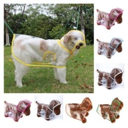 Xs-8XL à la mode chien vêtements imperméable imperméable Transparent v