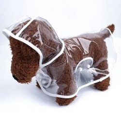 Xs-8XL à la mode chien vêtements imperméable imperméable Transparent v