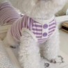 Nouveau chien de compagnie rayé sweat chien vêtements pour petits chie