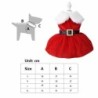 Robe rouge pour chiens et chats, vêtements d'hiver doux pour filles, j