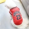 Maillot de basket-ball en maille respirante pour chien, vêtements XS-5
