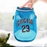 Maillot de basket-ball en maille respirante pour chien, vêtements XS-5