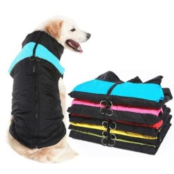 Vêtements d'hiver imperméables pour animaux de compagnie, manteau chau