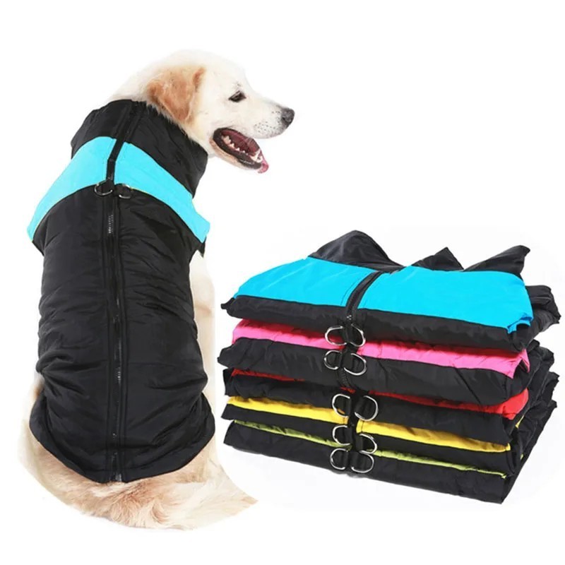 Vêtements d'hiver imperméables pour animaux de compagnie, manteau chau Vêtements d'hiver imperméables pour animaux de compagnie, manteau chau