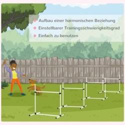 Ensemble d'obstacles d'agilité, ensemble d'entraînement pour chiens, 4
