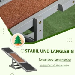 Scie à bascule d'agilité pour chien, en bois, pour l'entraînement et l