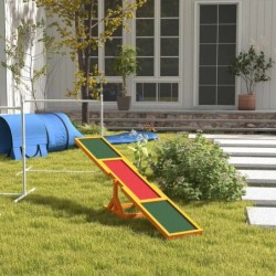 Balançoire d'agilité pour chien 180 x 30 x 30 cm, jouet idéal pour chi