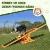 Balançoire d'agilité pour chien 180 x 30 x 30 cm, jouet idéal pour chi
