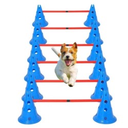 Ensemble de cônes d'agilité pour chien, ensemble de cours d'agilité po