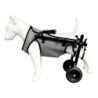 Chariot pour animaux de compagnie, jambe arrière réglable, aide à la m