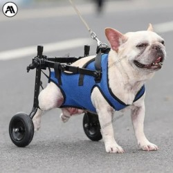 Chariot pour animaux de compagnie, jambe arrière réglable, aide à la m