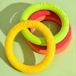 Jouets pour chiens, disque volant pour animaux de compagnie, anneau d'