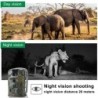 Caméra de chasse à vision nocturne HD, caméra de surveillance photo et