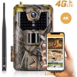 Caméra de suivi des sentiers avec application vidéo en direct 4K/2K, S