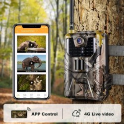 Caméra de suivi des sentiers avec application vidéo en direct 4K/2K, S
